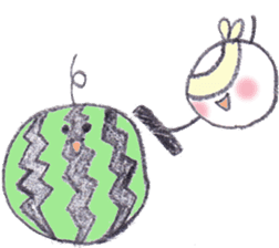 Pretty Ball for summer sticker #12150457