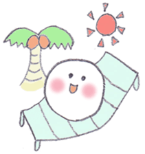 Pretty Ball for summer sticker #12150473