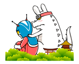 Kotaro Rabbit Ninja2 sticker #12150688