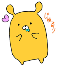 cute Orange Rabbit sticker #12150835