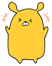 cute Orange Rabbit sticker #12150852