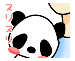 Negatiye and Positive Panda sticker #12151176