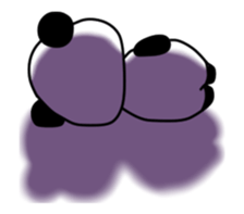 Negatiye and Positive Panda sticker #12151184