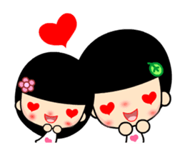 The best time in love animated version sticker #12151373