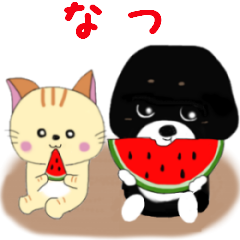 Animated Kuro's daily life summer ver.