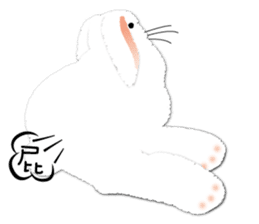 slothful Rabbit sticker #12151558
