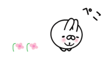 Animated Mini-rabbit by peco sticker #12151888
