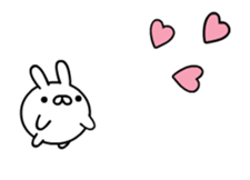 Animated Mini-rabbit by peco sticker #12151890