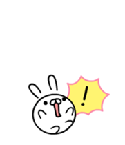 Animated Mini-rabbit by peco sticker #12151898