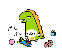 Animated Mini-rabbit by peco sticker #12151905