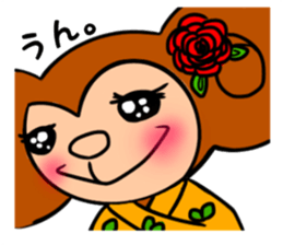 Tomokichi of a monkey and Tomomi's Its2 sticker #12151954