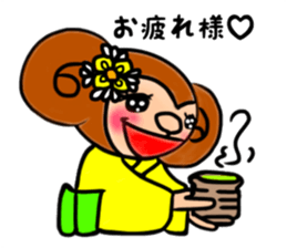 Tomokichi of a monkey and Tomomi's Its2 sticker #12151956