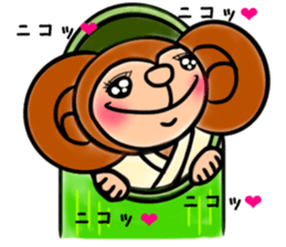 Tomokichi of a monkey and Tomomi's Its2 sticker #12151967