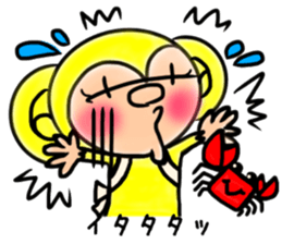 Tomokichi of a monkey and Tomomi's Its2 sticker #12151973