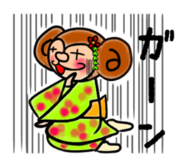 Tomokichi of a monkey and Tomomi's Its2 sticker #12152011