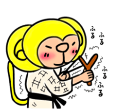 Tomokichi of a monkey and Tomomi's Its2 sticker #12152017