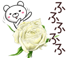 rose bear 2 sticker #12152329