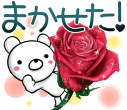 rose bear 2 sticker #12152332