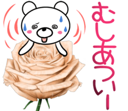 rose bear 2 sticker #12152339