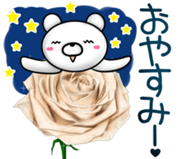 rose bear 2 sticker #12152348