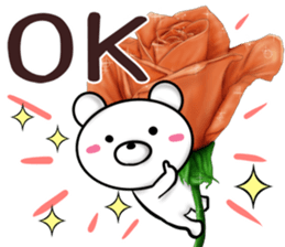 rose bear 2 sticker #12152356