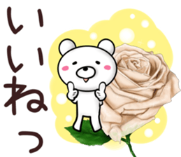 rose bear 2 sticker #12152357