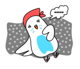 Parakeet woman is "SHIROCHAN". sticker #12152386
