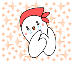 Parakeet woman is "SHIROCHAN". sticker #12152391