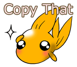 Mini,Little Big Goldfish sticker #12152408