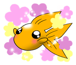 Mini,Little Big Goldfish sticker #12152409