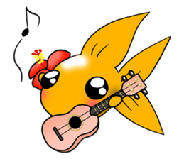 Mini,Little Big Goldfish sticker #12152410