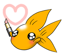 Mini,Little Big Goldfish sticker #12152414