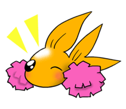 Mini,Little Big Goldfish sticker #12152423
