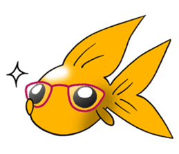 Mini,Little Big Goldfish sticker #12152426