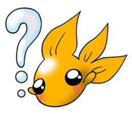 Mini,Little Big Goldfish sticker #12152427
