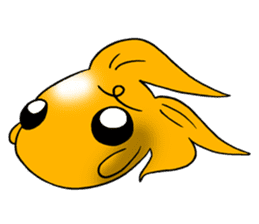 Mini,Little Big Goldfish sticker #12152430