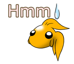 Mini,Little Big Goldfish sticker #12152431