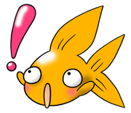 Mini,Little Big Goldfish sticker #12152434