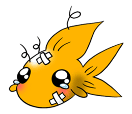 Mini,Little Big Goldfish sticker #12152439