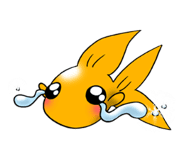 Mini,Little Big Goldfish sticker #12152440