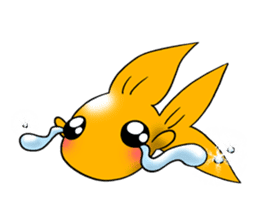 Mini,Little Big Goldfish sticker #12152440