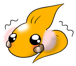 Mini,Little Big Goldfish sticker #12152445