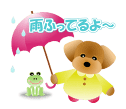 Cute! Toy Poodle 2 sticker #12152693