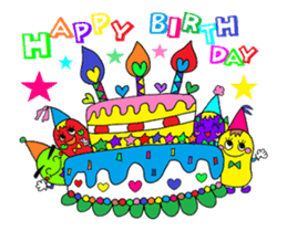 Rienbow colorful animation sticker sticker #12152731