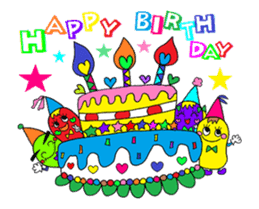 Rienbow colorful animation sticker sticker #12152731