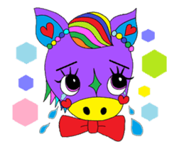 Rienbow colorful animation sticker sticker #12152740