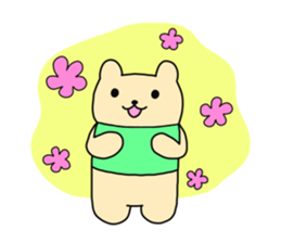 The sticker of "a kuma-san". sticker #12153046
