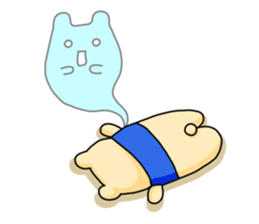 The sticker of "a kuma-san". sticker #12153048