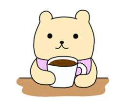 The sticker of "a kuma-san". sticker #12153050