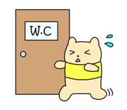 The sticker of "a kuma-san". sticker #12153056